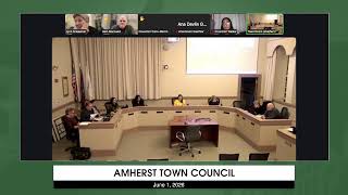 Amherst Town Council:  June 1, 2026