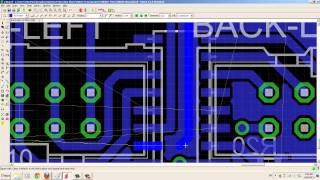 Eagle CAD PCB routing Timelapse