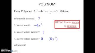 Polynomi