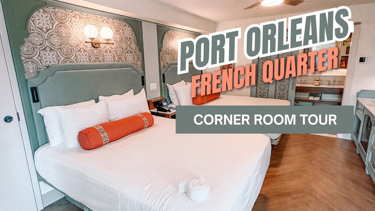 Disney's Port Orleans French Quarter Corner Room Tour!