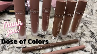 Dose of Colors - Limited Edition Cork &amp; Truffle Lip Set