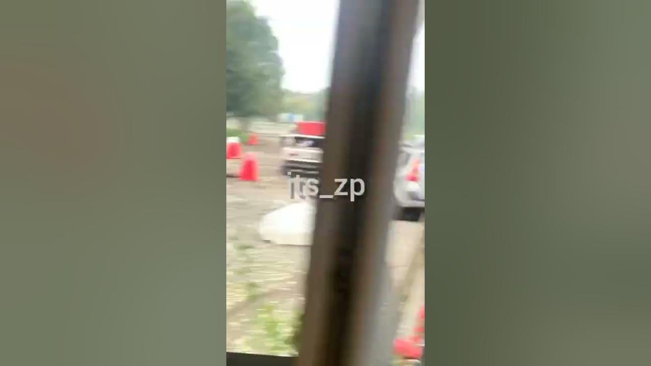 Обстрел колонны в Запорожье