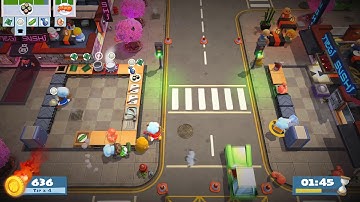 Overcooked! 2【World Record 4P】Level 4-1 (1784) by OverPanicked