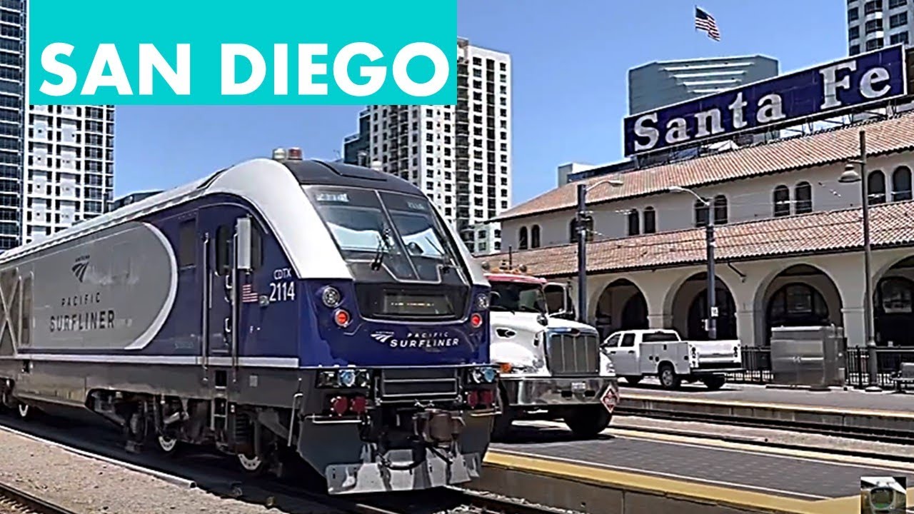 San Diego Santa Fe Depot Amtrak Pacific Surfliner COASTER YouTube san-diego-santa-fe-depot-amtrak-pacific-surfliner-coaster-youtube