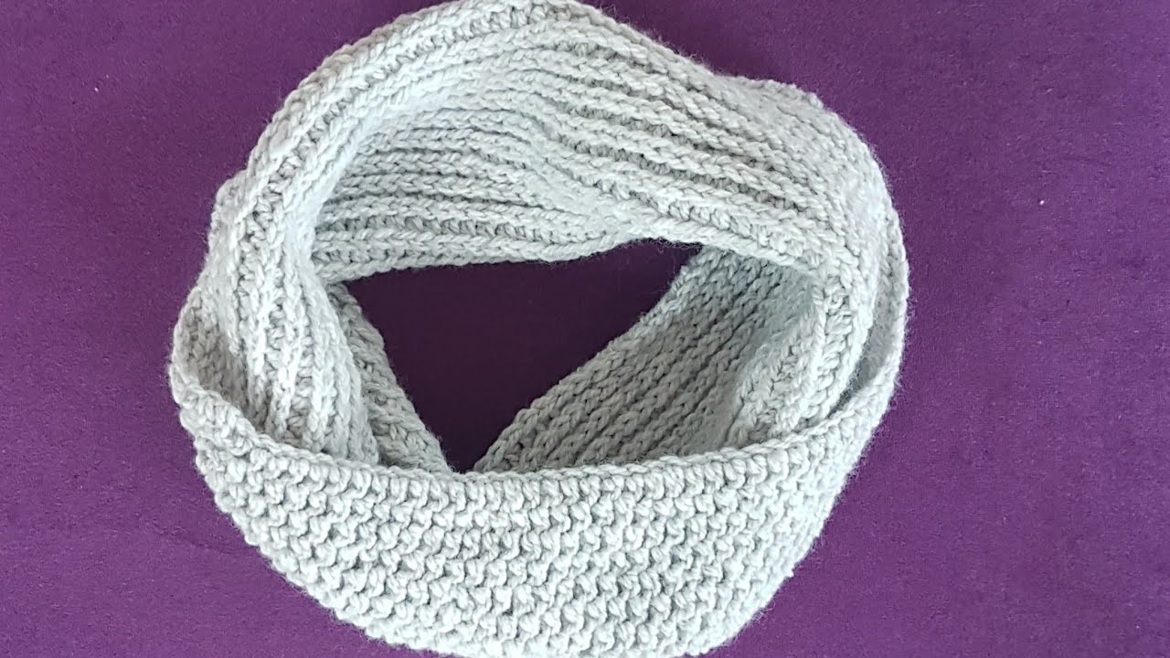 Kolay Tigisi Boyunluk Cift Tarafli Kullanilabilir Kadin Erkek Crochet Neck Scarf Youtube Kadin Orgu Cift