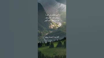 القارئ حمزة سعيد