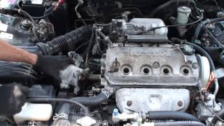 Honda d16 distributor leaking oil simple easy fix