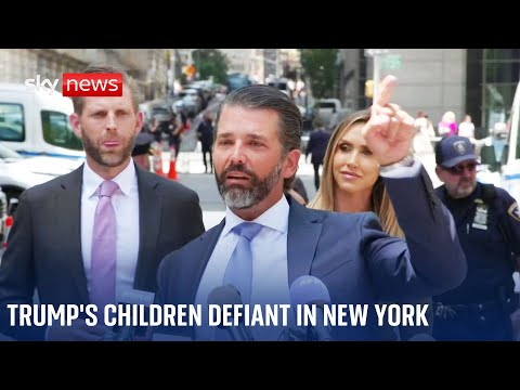 In full: Donald Trump Jr calls the Hush Money Trial a witch hunt