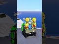 Minion vs Yellow Monster Ragdoll Ramp Challenge 😂🔥 GTA 5 #gta5 #minion #yellowmonster #ragdoll