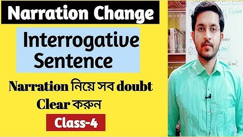 Narration Change Of Interrogative Sentence in bangla | Wh-Words | Class_4 | EnglishGrammarTutorial