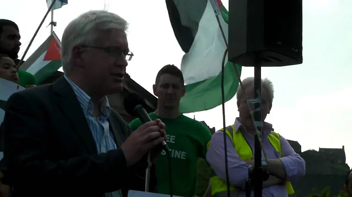 Mark Lazarowicz MP addressing end the siege of Gaz...