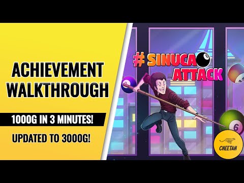 #SinucaAttack - UPDATED TO 3000G! Achievement Walkthrough (1000G IN 3 MINUTES) TITLE UPDATE #2