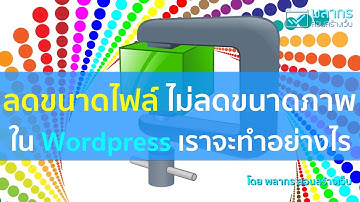 ลดขนาดไฟล์ แต่ไม่ลดขนาดภาพ ใน Wordpress ทำอย่างไรดี ⁉️