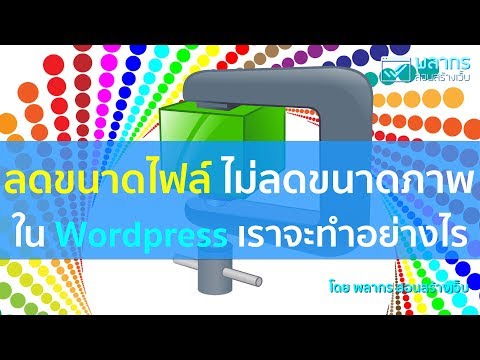 ลดขนาดไฟล์ แต่ไม่ลดขนาดภาพ ใน WordPress ทำอย่างไรดี ⁉️