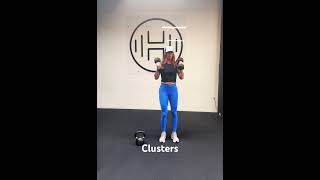 Clusters - squat clean + thruster