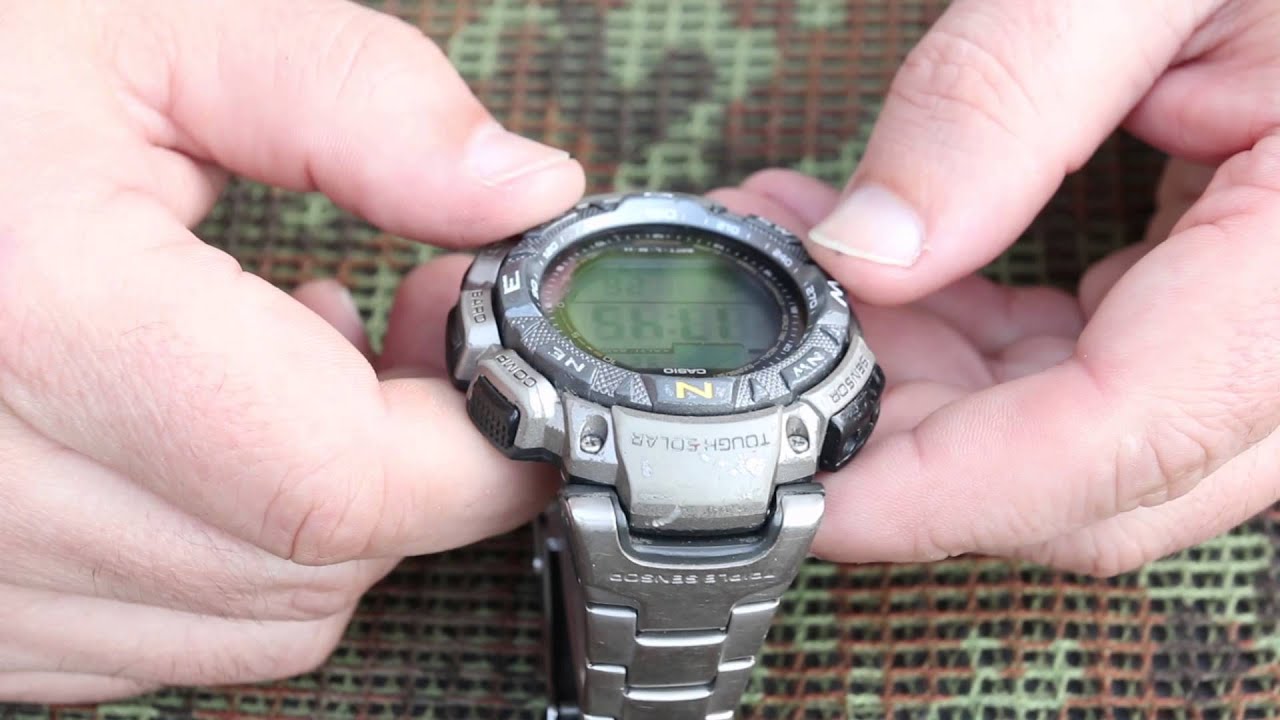 Casio Protrek PRG-240T-7ER Titanium 3 hard use - YouTube