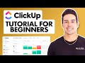 Clickup tutorial  how to use clickup for beginners