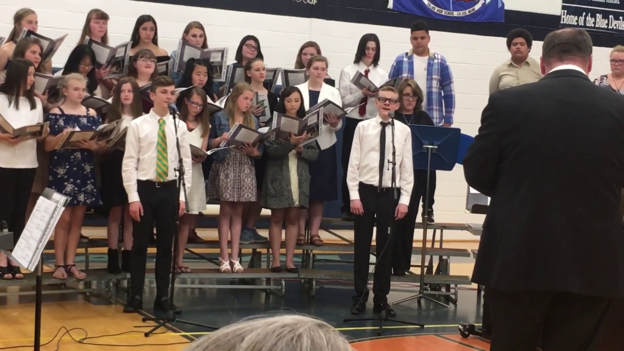Washington County Honors Chorus Perform A Million Dreams From The