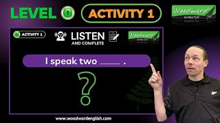 Learn English  Level 1 ACTIVITY 1  Woodward English Course