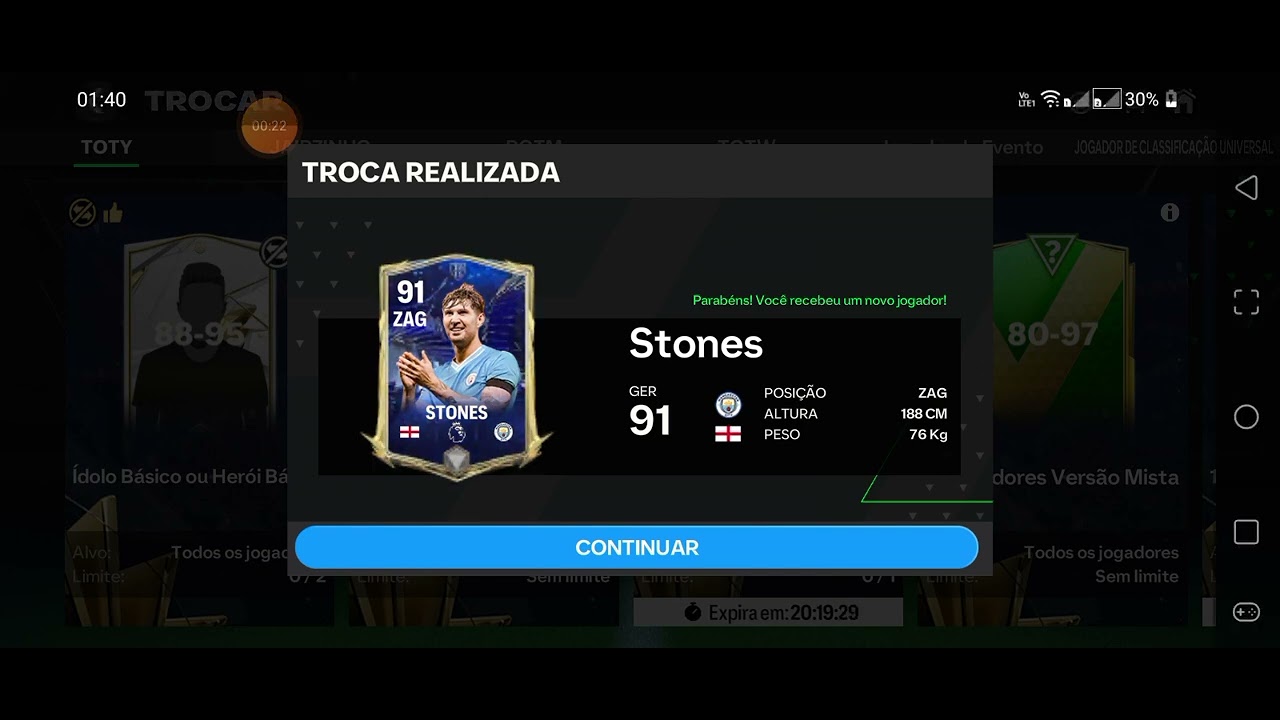 CARD STONE ZAGUEIRO DE 91 - YouTube
