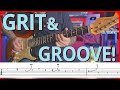 Grit and Groove: Blues Solo in A Over a Shuffle Rhythm