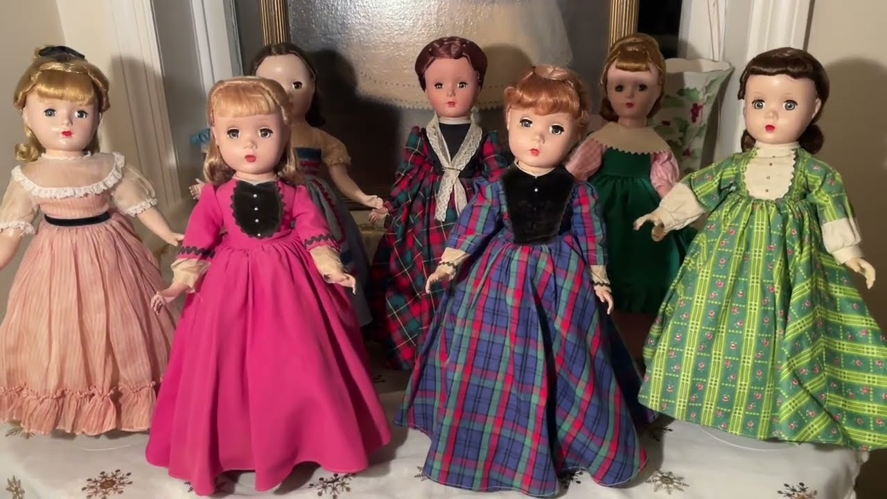 Poupée Ancienne Madame Alexander – Meg Des Quatre Filles Du Docteur March, Années 1960, 20 Cm