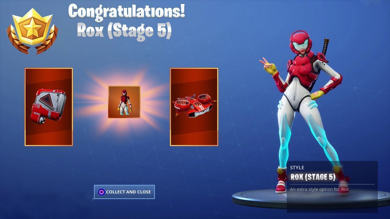 The New MAX ROX SKIN In Fortnite (Stage 5 ROX Unlocked) - YouTube