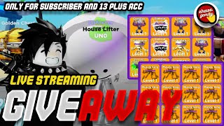 Live Streaming Giveaway @Elrawa Gaming (Just For Subscriber and 13+ acc): Pets and Muscle King Aura