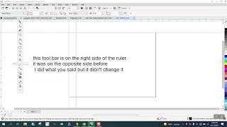 Corel Draw Tips & Tricks Tool Box on the right on the Rulers how to fix