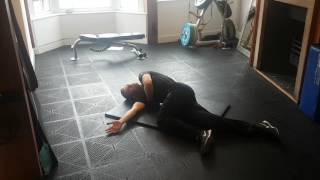 Side lying rib pulls