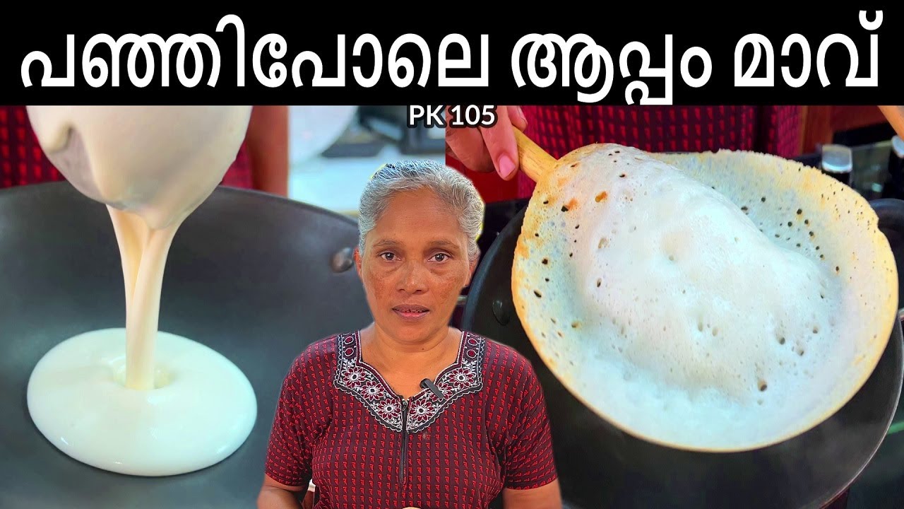 പഞ്ഞിപോലെ പാലപ്പം മാവ് ഉണ്ടാക്കിയാലോ | Appam - Kerala style easy recipe | Pushpamma | Paadi kitchen