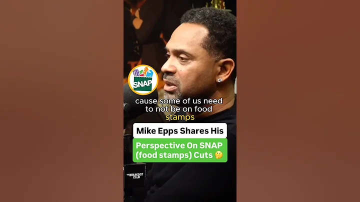 Mike Epps Shares His Perspective On SNAP (food stamp) Cuts 🤔