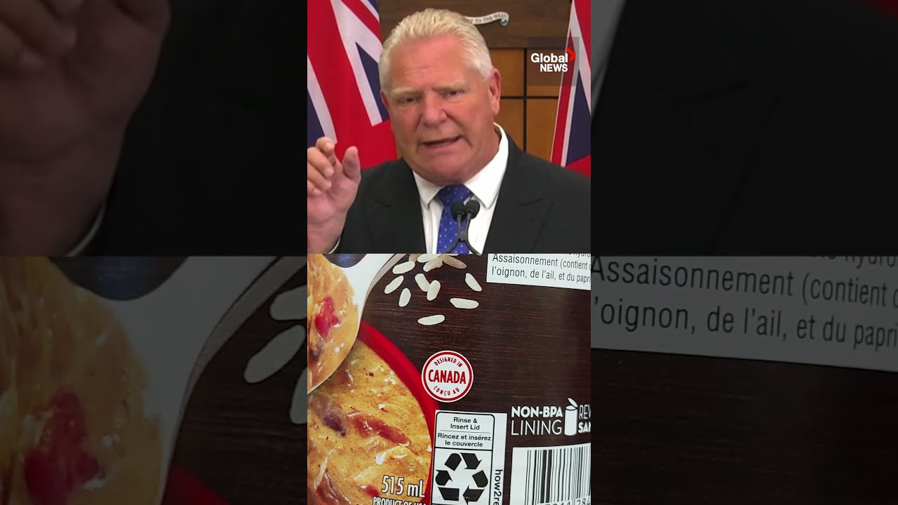 Doug Ford Calls Out Campbell S Soup For Putting Canadian Flag On Its Cans BuyCanadian