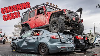 Crushing Cars with Jeeps by ShockerRacing Garage 723 views 5 months ago 13 minutes