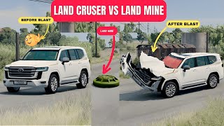 Indian Cars VS Land Mine | beamng  Drive