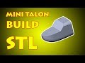 Чертеж носа в Solid works для печати на 3D принтере mini talon build part 3