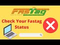 Check FASTag Status | Check Your NETC FASTag Status | NPCI