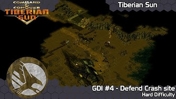 C&C Tiberian Sun - GDI #4 - Defend Crash Site on Hard Difficulty