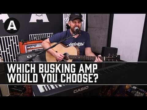 The Ultimate Busking Amp Challenge! - Roland Cube Street EX Vs The Bose S1 Pro