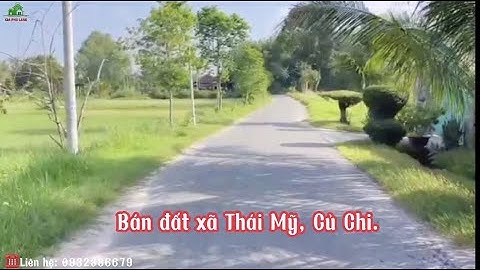 🍀Bán Đất Mặt tiền đường nhựa, xã Thái Mỹ, huyện Củ Chi. DT: 16 x 65m, 315m2 đất ở, 4,9 tỷ.