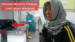 PETUGAS KAMAR MAYAT PINGSAN‼️ Jasad Terbungkus Bergerak Terekam Kamera | Video Horror Asli!