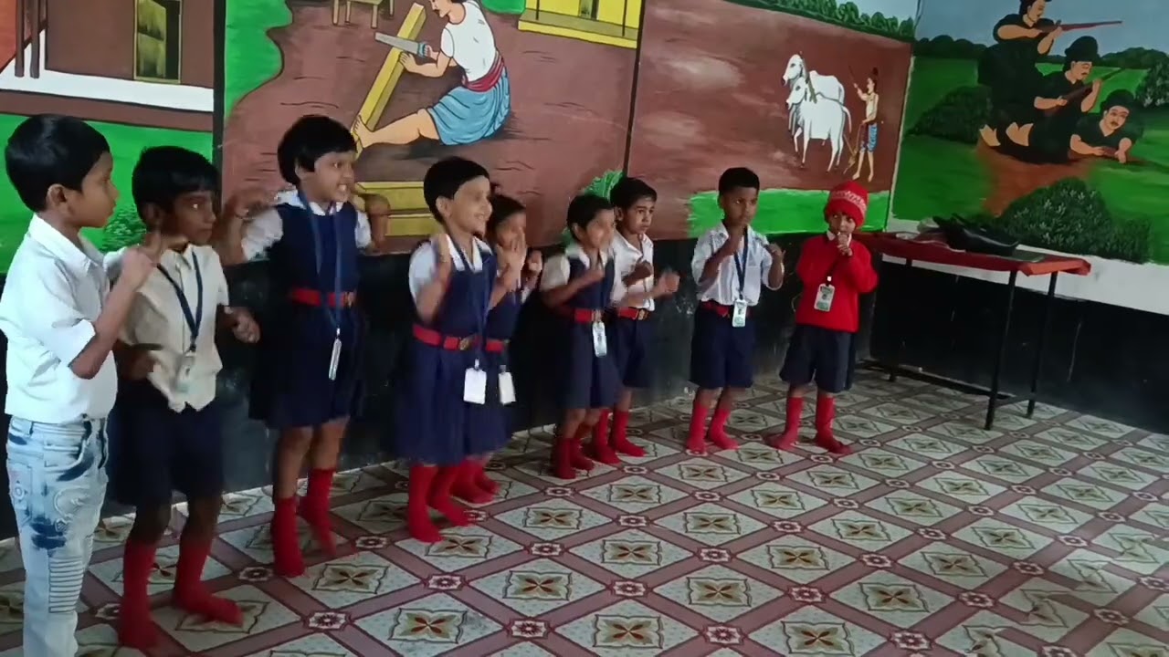 ଦେଖିବା  ପ୍ରାରମ୍ଭ ଶ୍ରେଣୀର ଶିଶୁମାନେ ପଶୁପକ୍ଷୀଙ୍କ ଆଧାରିତ ଗୀତକୁ କିପରି ଅଭିନୟ କଲେ