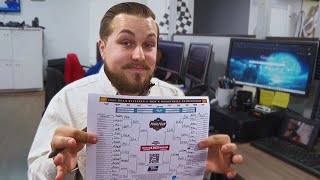 KALB staff fills out their NCAA Basketball Tournament brackets