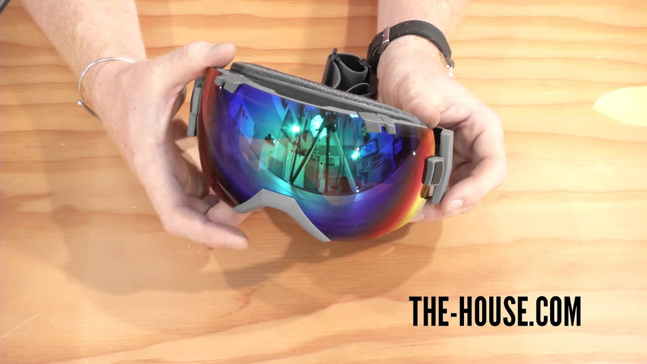 SMITH I/O X Black Out アジアンフィット レンズ4枚付き 2016 Smith I/OX Goggles - Review - The-House.com - YouTube