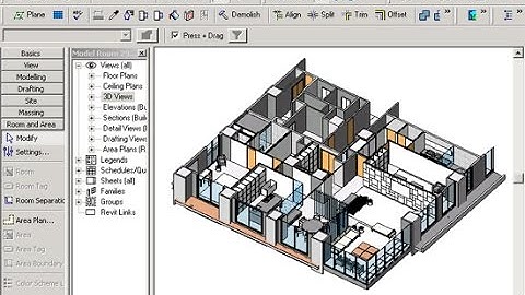 Bài 3 REVIT MEP - Hướng dẫn vẽ cầu thang, vẽ mái, vẽ giếng trời trong revit MEP, ARCHITECTURE
