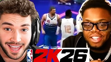 Adin Ross Vs Cuffem In A $50,000 NBA 2K26 Wager!