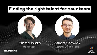 Finding the right talent for your data team with Emma Wicks - The Telegraph | Tech Show London 2023 screenshot 2