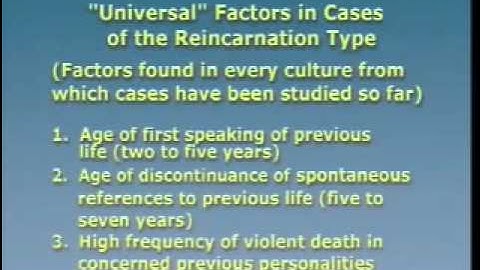 Scientific Evidence for Reincarnation by Dr Ian Stevenson
