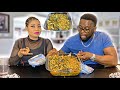 Nigerian Family Youtubers | Nigeria Food Mukbang|OKRA &amp; PUNKY LEAF SOUP with AMALA #WITHUS