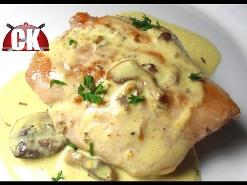 how-to-make-sauteed-chicken-with-mushroom-cream-sauce---easy-cooking!